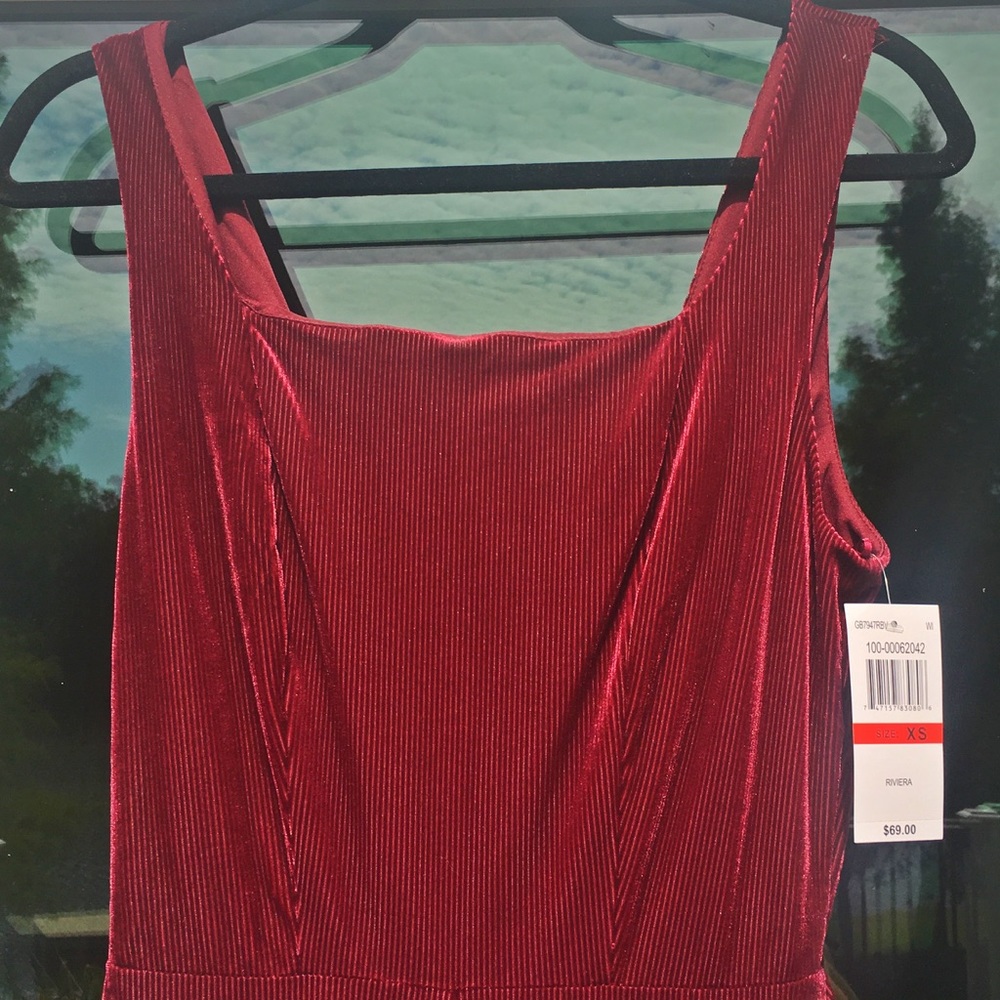 Gianni Bini Square Neck Jumpsuit